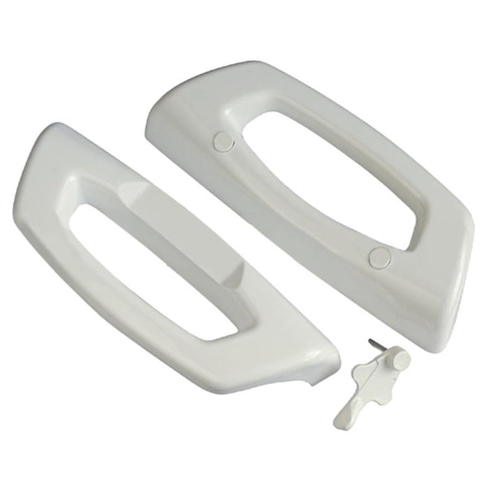 Sliding Glass Door Handle Set – 3 - 15/16" Screw Hole Spacing Replacement Patio Door Handle - Reflect Window & Door