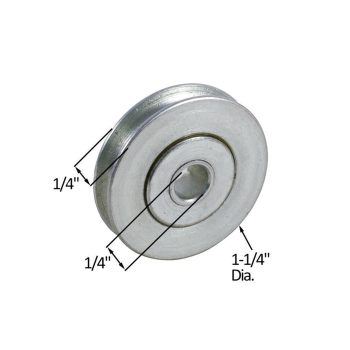 Sliding Glass Patio Door 1 - 1/4" Diameter x 1/4" Wide Stainless Steel Ball - Bearing Replacement Roller - Reflect Window & Door