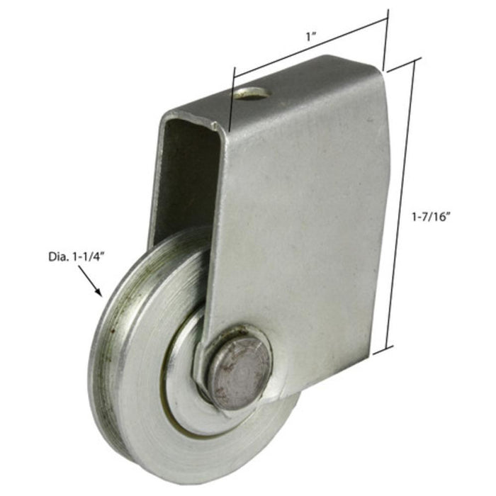 Sliding Glass Patio Door 1 - 1/4" Steel Ball Bearing Roller With 1" Wide Housing - Reflect Window & Door