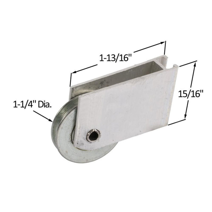 Sliding Glass Patio Door 1 - 1/4" Steel Ball Bearing Roller - Reflect Window & Door
