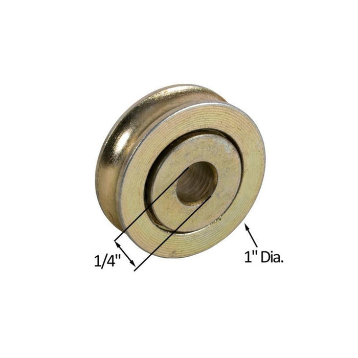 Sliding Glass Patio Door 1" Diameter x 5/16" Wide Steel Ball - Bearing Replacement Roller - Reflect Window & Door