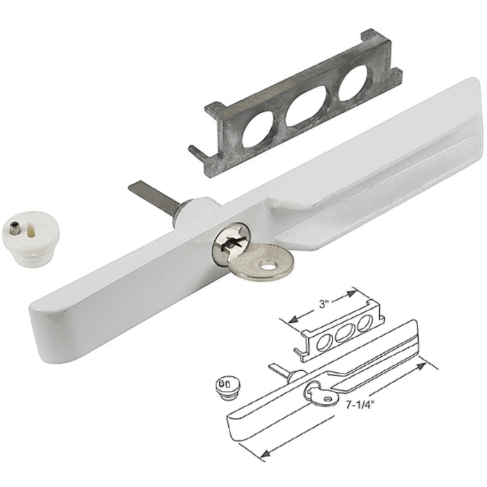 Sliding Glass Patio Door Exterior Locking Handle - Reflect Window & Door