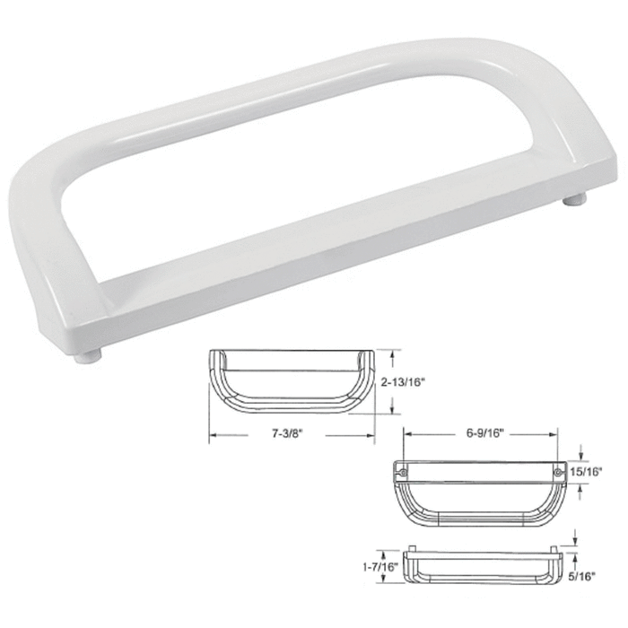 Sliding Glass Patio Door Outside Pull With 6-9/16" Screw Holes - Reflect Window & Door
