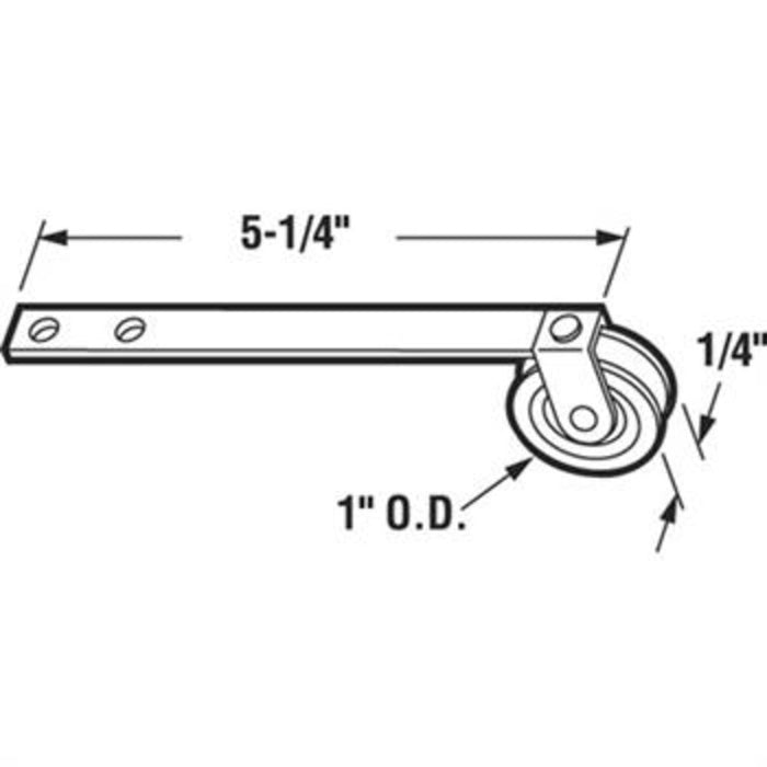 Sliding Patio Screen Door 1" Stainless Steel Ball - Bearing Center Groove Spring Tension Roller - Reflect Window & Door