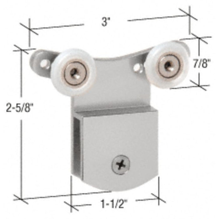 Sliding Shower Door Hanger Bracket for Frameless Glass - Reflect Window & Door