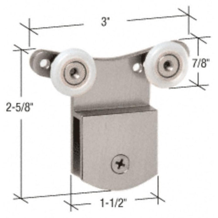 Sliding Shower Door Hanger Bracket for Frameless Glass - Reflect Window & Door