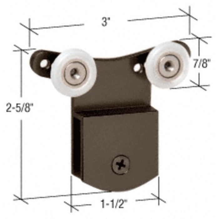 Sliding Shower Door Hanger Bracket for Frameless Glass - Reflect Window & Door