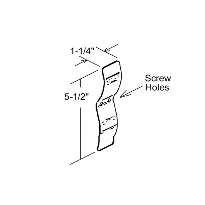 Sliding Window 1 - 1/4" Tension Spring - Reflect Window & Door