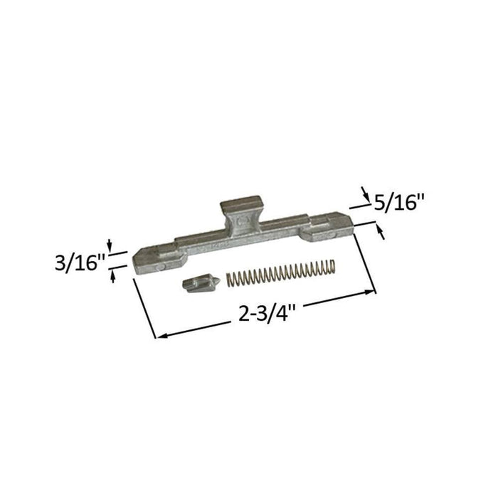Sliding Window 2 - 3/4" Die Cast Plunger Lock - Reflect Window & Door