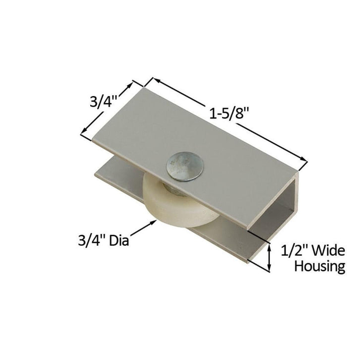 Sliding Window 3/4" Nylon Flat Roller For Wescraft Windows - Reflect Window & Door