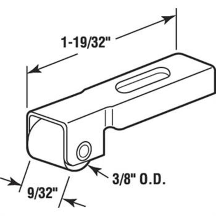 Sliding Window 3/8" Nylon Roller - Reflect Window & Door