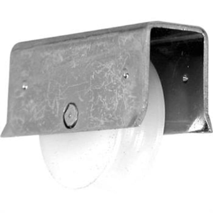 Sliding Window 7/16" Nylon Roller With Center Groove Wheel in a 3/8" Wide Housing - Reflect Window & Door