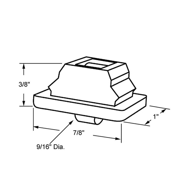 Sliding Window 9/16" Steel Ball Bearing Roller for Alcan Windows - Reflect Window & Door