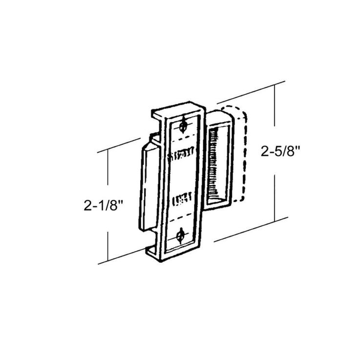 Sliding Window Centre Lock – Die Cast, Spring - Loaded - Reflect Window & Door