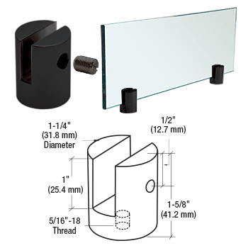 Slot Mount Standoff for 1/2" Panels - Reflect Window & Door