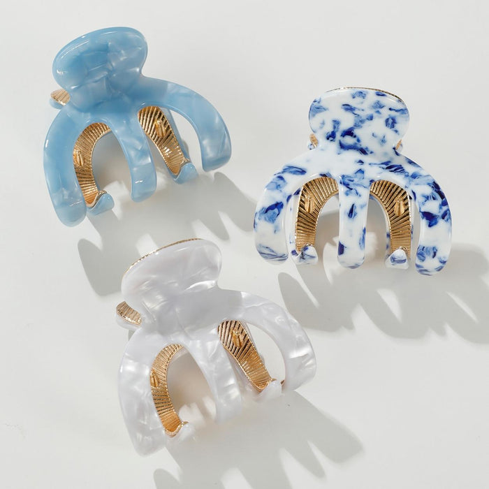 Small Octopus Metal Claw Clip