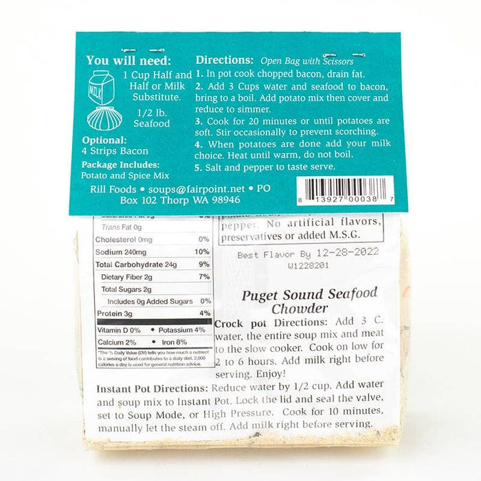 Small Puget Sound Seafood Chowder Mix - Pine & Moss