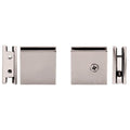 Square Style Notch - in - Glass Fixed Panel U - Clamp - Reflect Window & Door