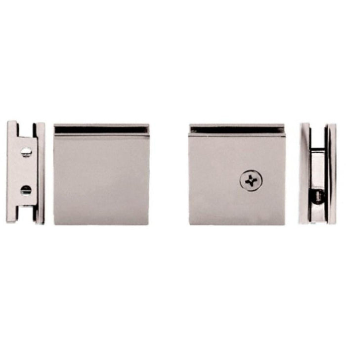 Square Style Notch - in - Glass Fixed Panel U - Clamp - Reflect Window & Door