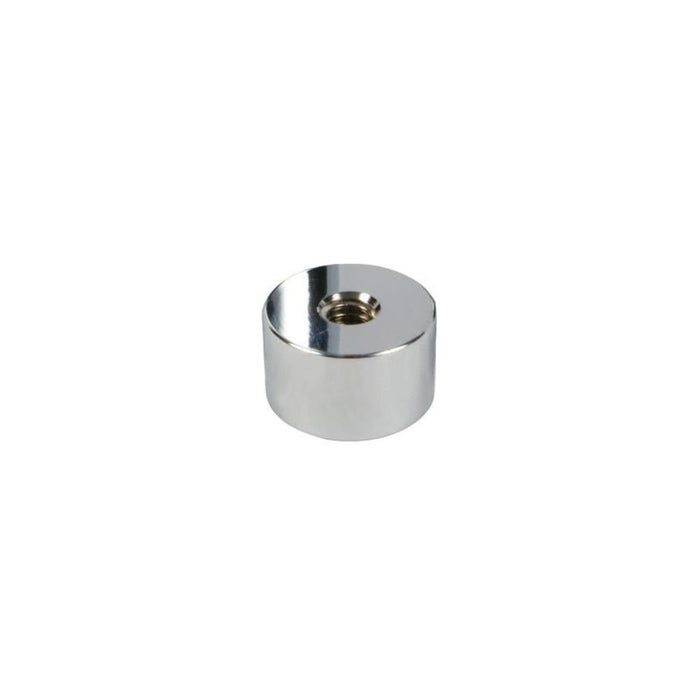 Standoff Bases (1 - 1/4" Diameter) (Satin Chrome) (Height 1/2") - Reflect Window & Door