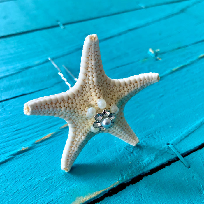Starfish Jewel Bobby Pin