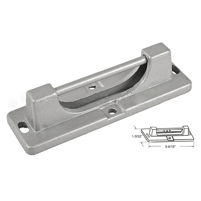 Residential Swinging Screen/Storm Door Aluminum 3-9/16" Resilient Strike - Reflect Window & Door
