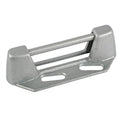 Storm Door Strike Plate – 1 - 5/8" Silver Resilient Replacement - Reflect Window & Door