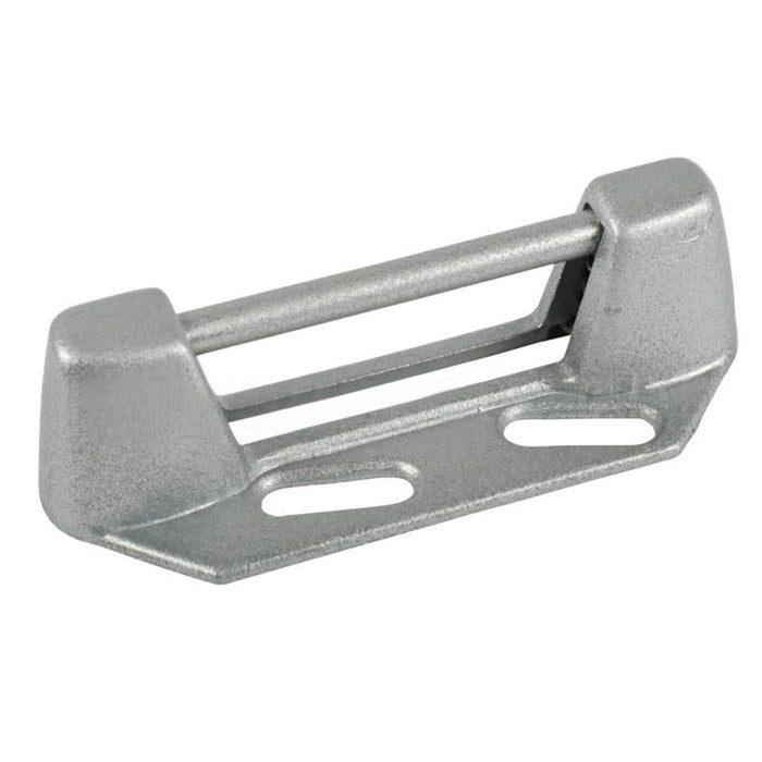 Storm Door Strike Plate – 1 - 5/8" Silver Resilient Replacement - Reflect Window & Door
