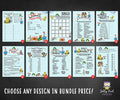 Story Book Themed Baby Shower Games - Bundle Set