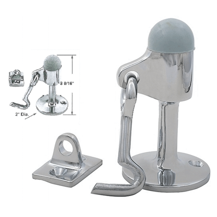 Door Mounted Commercial Door Stop - Reflect Window & Door