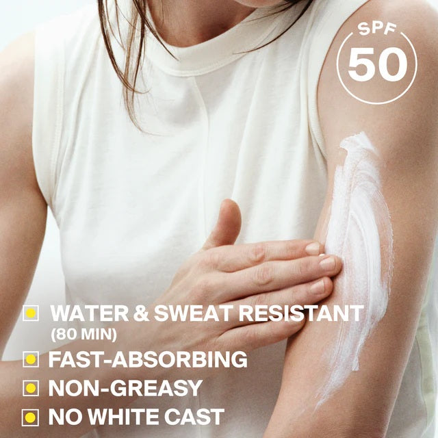 Supergoop! PLAY Everyday Lotion SPF 50 being applied