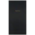Black NOTES portable sticky notes booklet with gold lettering by Sweet Water Decor