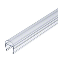 Swinging Shower Door Clear Translucent Vinyl Bulb Seal for 1/2 (12 mm) Glass - Reflect Window & Door