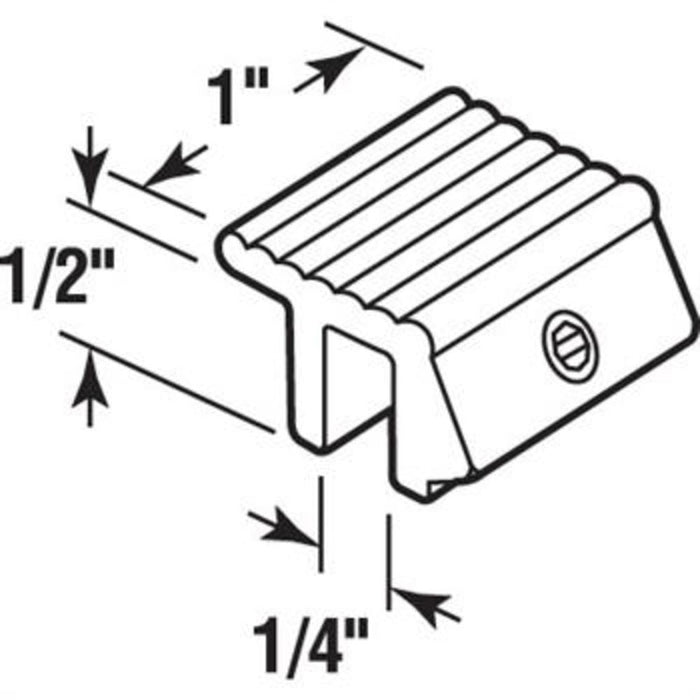 Tamperproof Sliding Window Security Lock - White - Reflect Window & Door