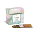 Tea Forte Wellbeing Single Steeps Sampler box with loose tea pouches on white background