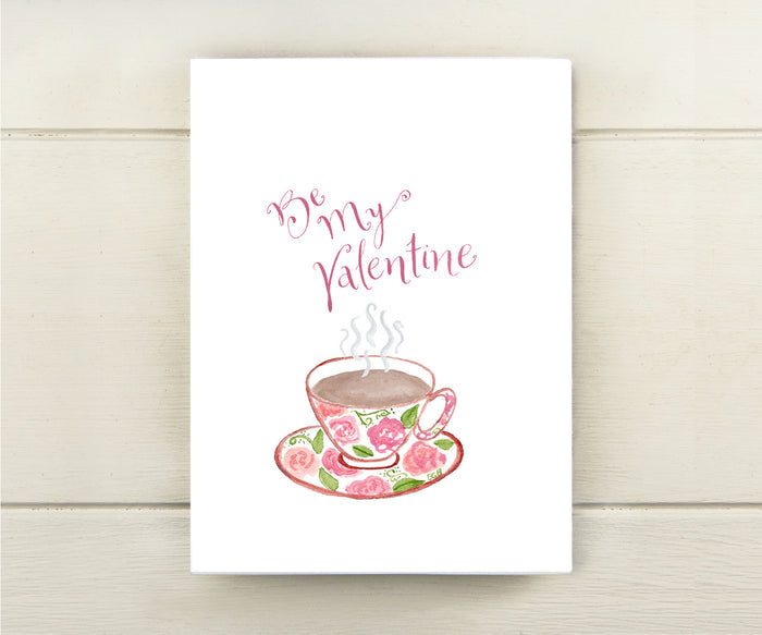 Cup of Tea Valentine Card