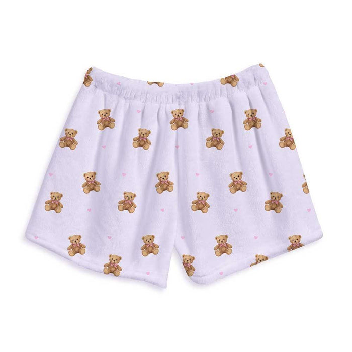 Teddy Bear Fuzzy Lounge Shorts