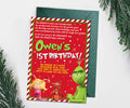 The Grinch Birthday Party Invitation