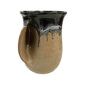 The Original Hand warmer Mug - Brown and Black Left Hand - Pine & Moss