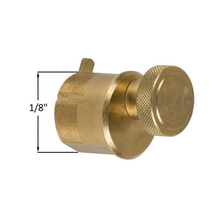 Thumb Turn Brass Cylinder for Commercial Doors - Reflect Window & Door