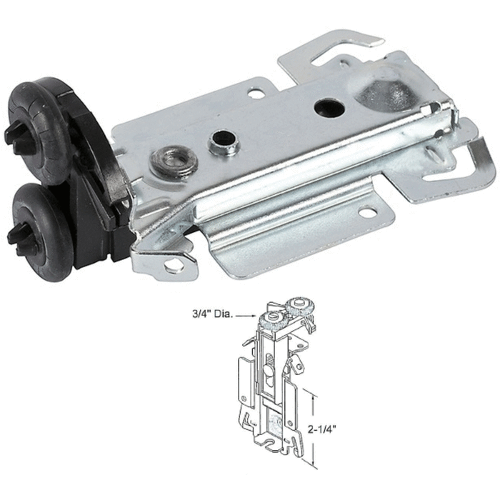 Top Guide Double Roller for D.S.H. Doors - Reflect Window & Door