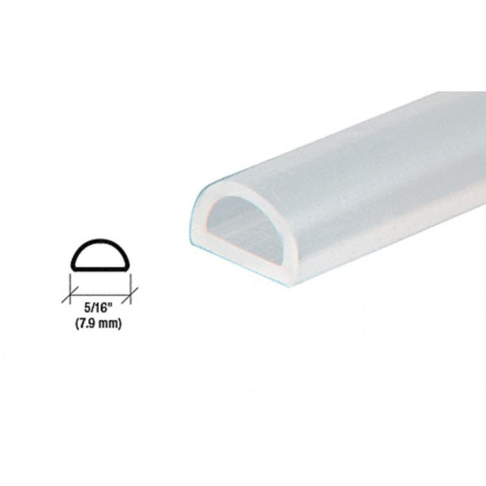 Swinging Shower Door Translucent Silicone Bulb Seal With Pre-Applied Tape - Reflect Window & Door