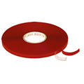 Transparent .040" x 1/2" x 108' Double - Sided Adhesive Tape - Reflect Window & Door