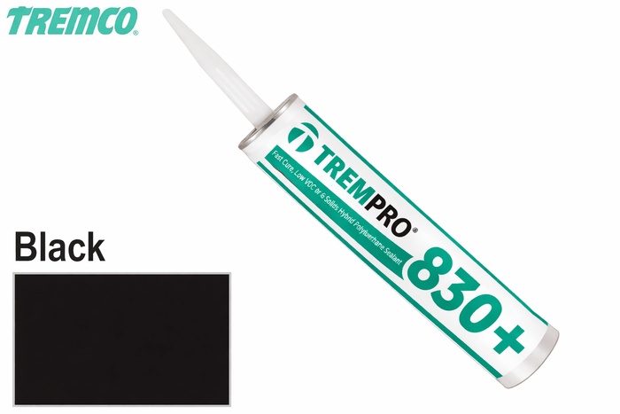 Trempro 830 Plus by Tremco – Black Multi - Purpose Sealant Cartridge - Reflect Window & Door