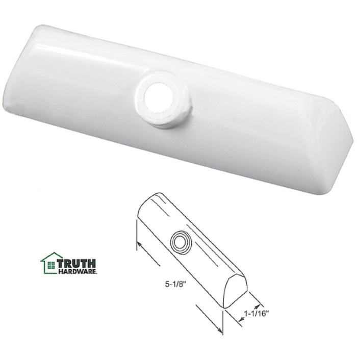 Truth Hardware Contour Window Operator Cover - White - Reflect Window & Door