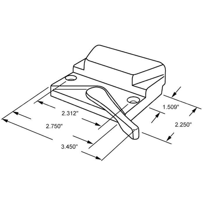 Casement Window Sash Lock Replacement – Truth Hardware HomeGard White - Reflect Window & Door