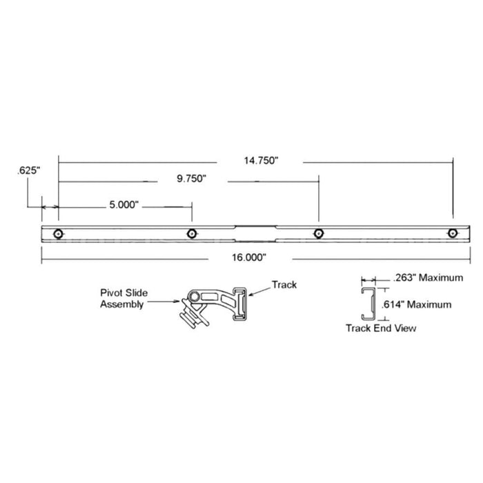 Awning Window Operator Track Replacement for Truth Hardware - Reflect Window & Door