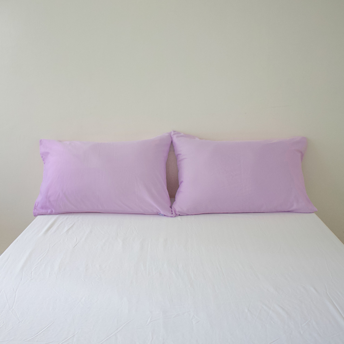 U&C Pillowcase Set 20x30in (2 Pcs) in lavender