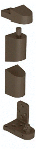 United States Aluminum Commercial Door Offset Pivot Set - Reflect Window & Door