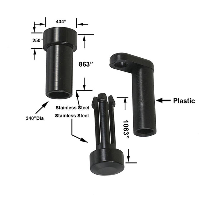 Von Duprin 88 Axles for Panic Hardware - Reflect Window & Door